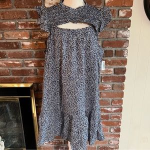 NWT Navy and White Sundress